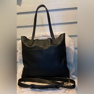 Susan Joy Black Pebbled Vegan Leather Bag Shoulder/Crossbody